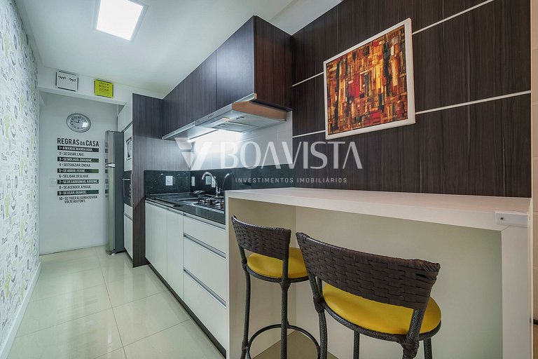 Depto. 2 dormitorios, balcón con parrilla y piscina