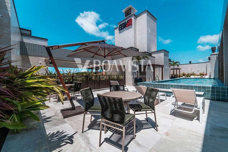 Apto 2 Suítes Próx. à Praia c/ Piscina