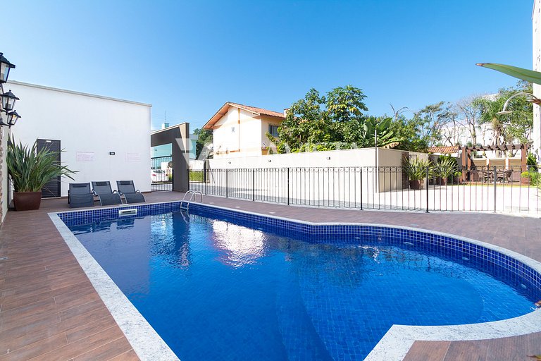 Aluguel Apartamento 2 quartos s/ 1 suíte Piscina | Bombas/SC