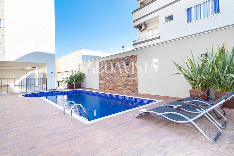 Aluguel Apartamento 2 quartos s/ 1 suíte Piscina | Bombas/SC