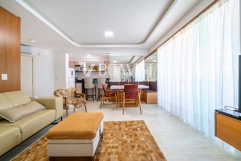 Alquiler Apartamento 2 habitaciones vista mar Bombas / SC