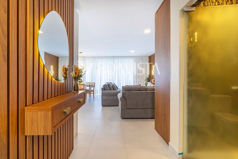 Casa frente mar 4 suítes p/ 12 pessoas