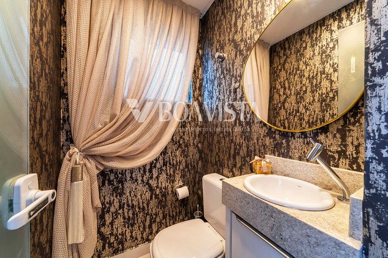 Casa frente mar 4 suítes p/ 12 pessoas