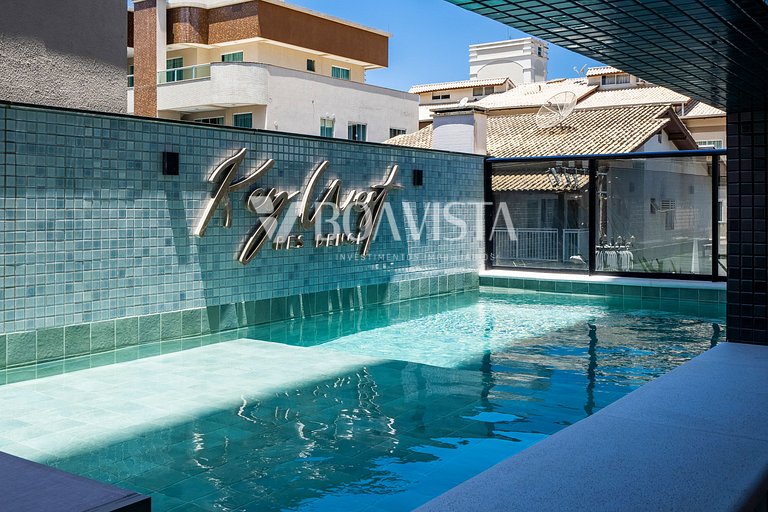 Apartamento alto padrão 2 suítes com piscina