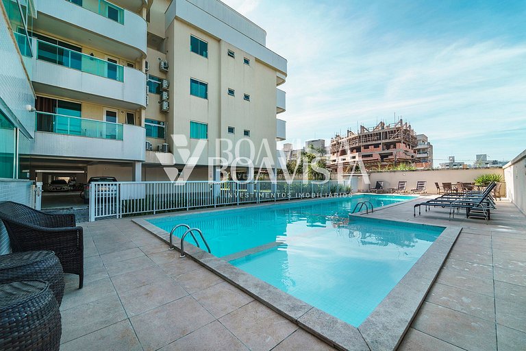 2 dormitorios | Piscina, sala de juegos y parrilla