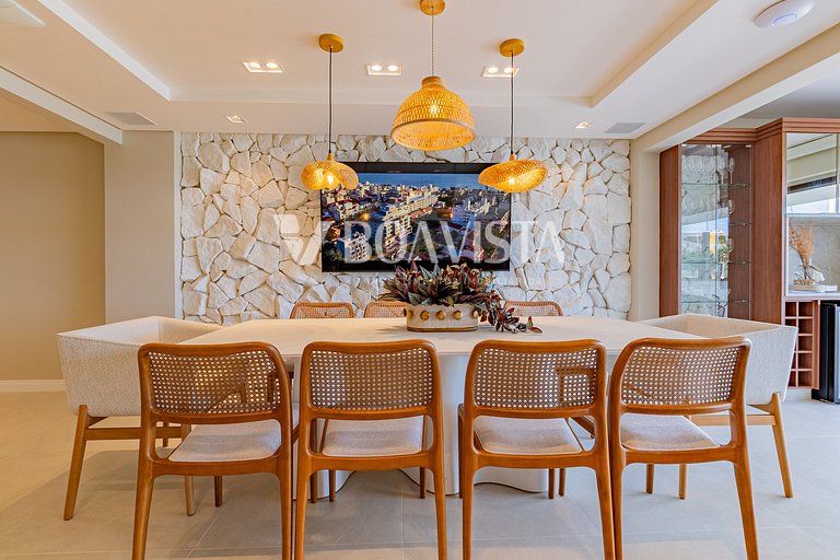 Rent House 4 rooms w/ 1 suite sea front | Bombas / SC